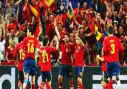 El equipo español derrotó al equipo italiano en la Eurocopa 2012