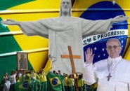 É a sensação de saber que um representante religioso veio em nome da paz pra realizar ou tentar realizar um legado de dialogo e fraternidade: Papa Francisco no Brasil