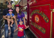 Carlos Pérez y su familia visitaron Disney